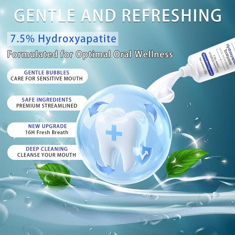 The Hydroxyapatite Toothpaste - Whiten &amp; Repair, Without the Pain + 50% OFF