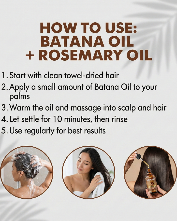 The AuraRoot Batana Oil — 100% Pure Formula for Natural Hair Growth - 50% OFF