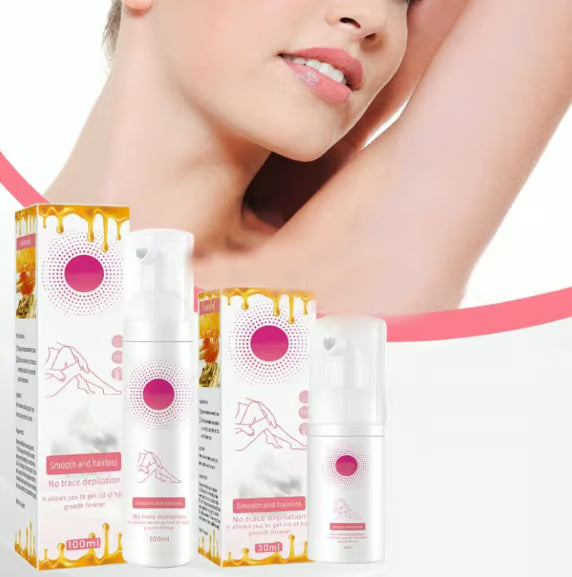 1 + 1 FREE - HoneySilk Hair Removal Spray  hair-free skin with the nourishing touch of honey