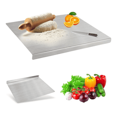 Mise™ – Non-Porous 316 Stainless Steel Cutting Board with Double-Sided Prep Surface + 50% OFF