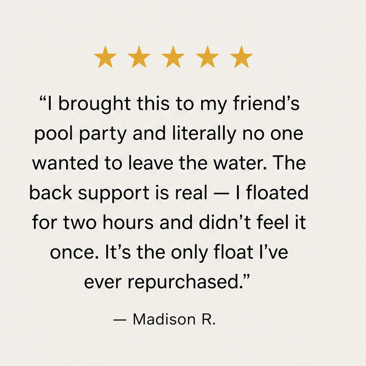 Marisol™ – Ergonomic Cooling-Mesh Inflatable Pool Lounger + 50% OFF