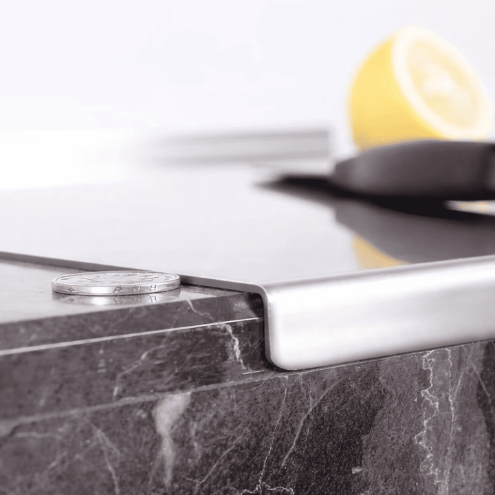 Mise™ – Non-Porous 316 Stainless Steel Cutting Board with Double-Sided Prep Surface + 50% OFF