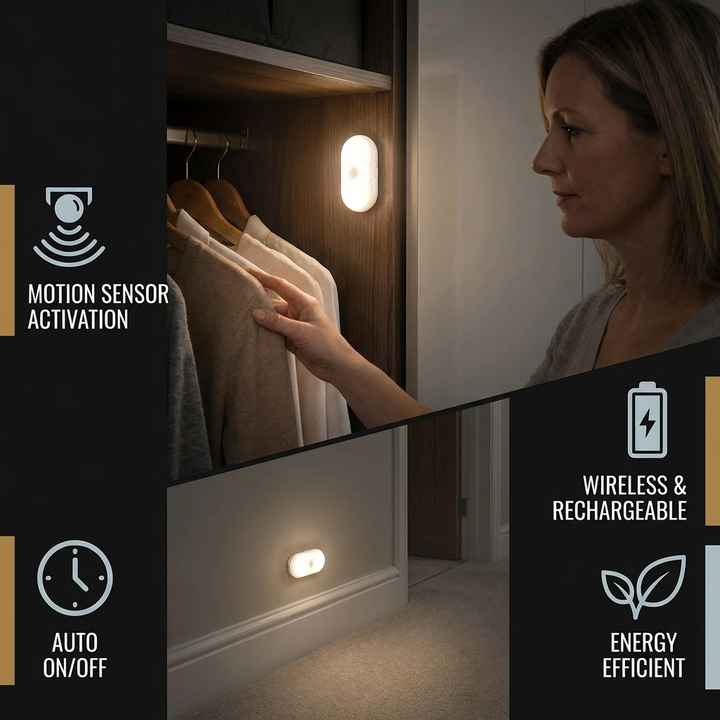 The AuraGlow Mini Sensor — Wireless &amp; Energy Saving + 50% OFF