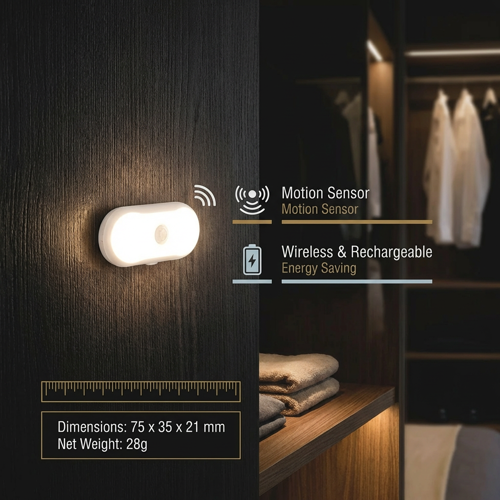 The AuraGlow Mini Sensor — Wireless &amp; Energy Saving + 50% OFF