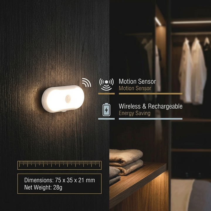 The AuraGlow Mini Sensor — Wireless &amp; Energy Saving + 50% OFF