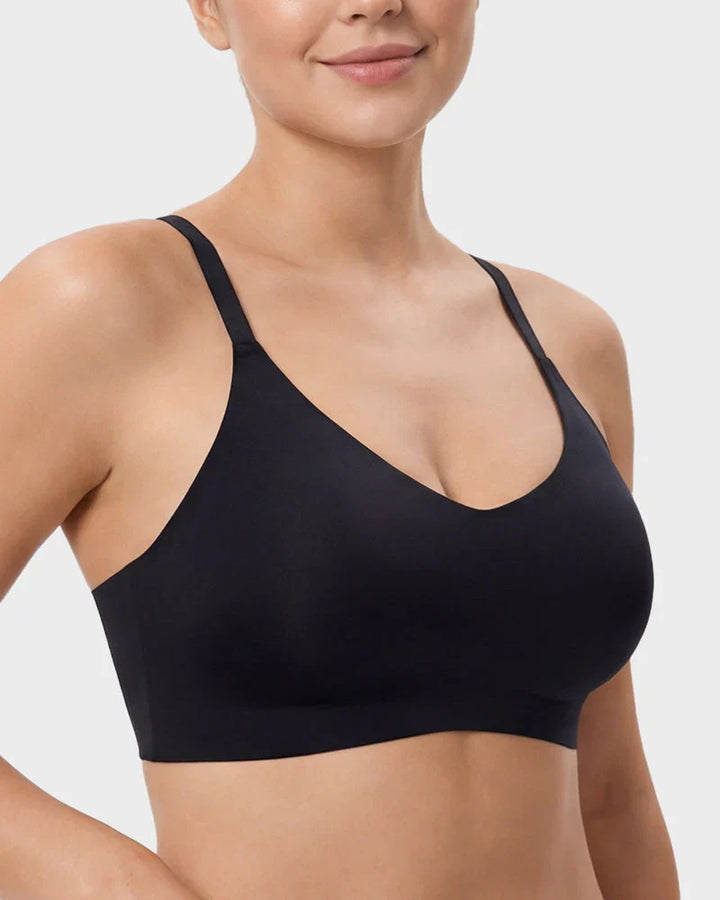 Hushlace™ – Wireless Seamless Lace-Back Bralette with Removable Padding + 50% OFF