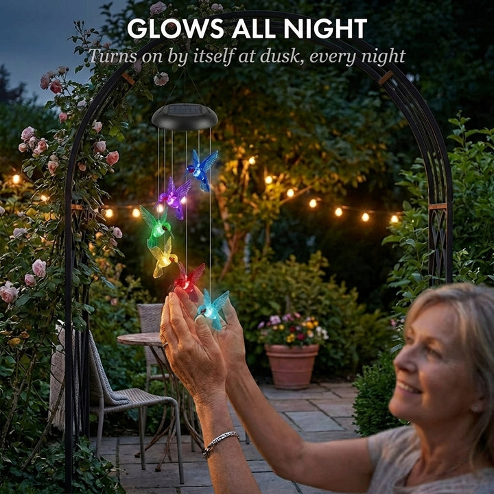 Duskcroft™ – Solar Hummingbird Color-Changing LED Garden Light + 50% OFF