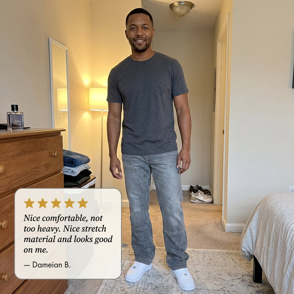 Rivett™ – Stacked Flared Carpenter Denim Men&