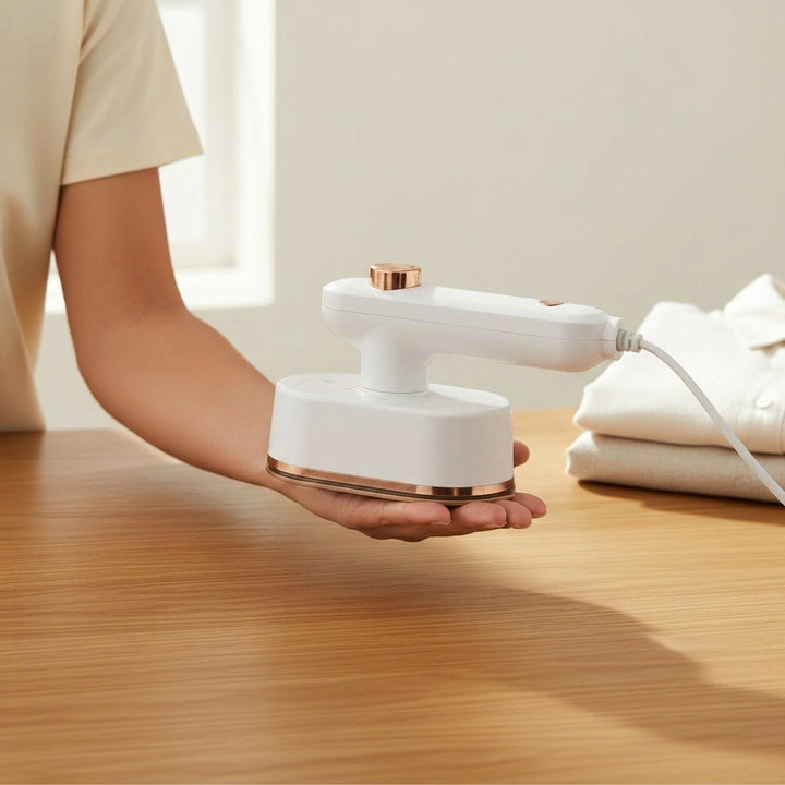 Pressley™ – 2-in-1 Handheld Steam Iron with 10-Second Heat &amp; Titanium Plate + 50% OFF