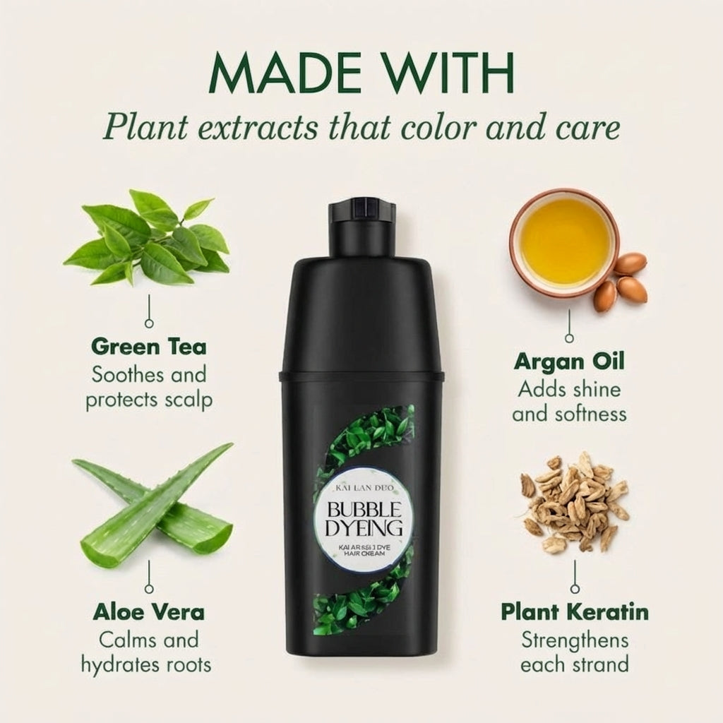Silktone™ – Ammonia-Free Bubble Hair Dye | No Mess, No Fumes, Salon Color at Home + 50% OFF