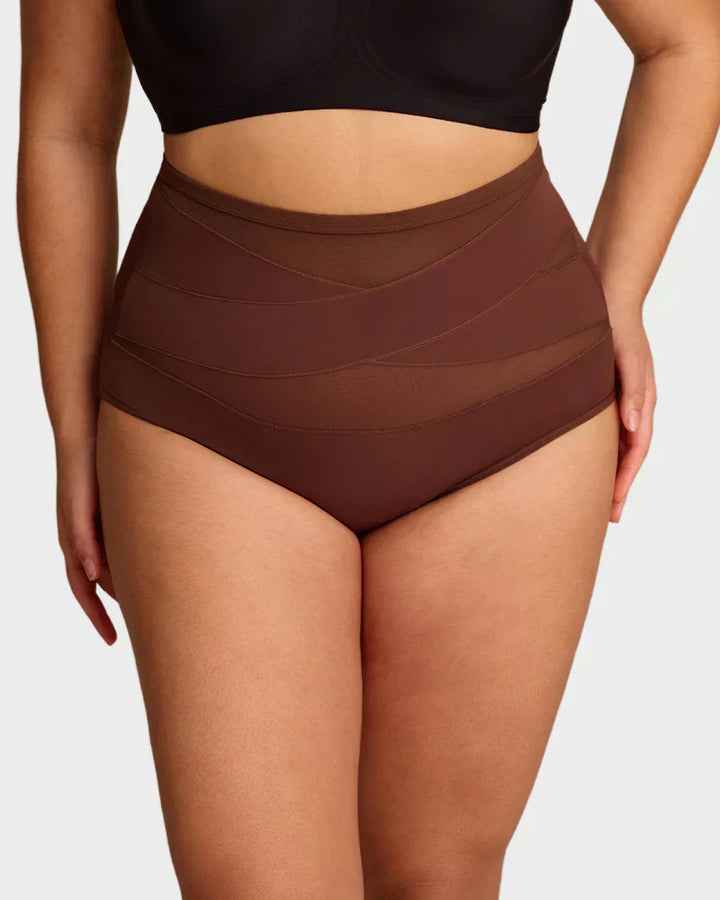 Silhova – High-Waist Cross-Compression Tummy Control Panties + 1+1  FREE