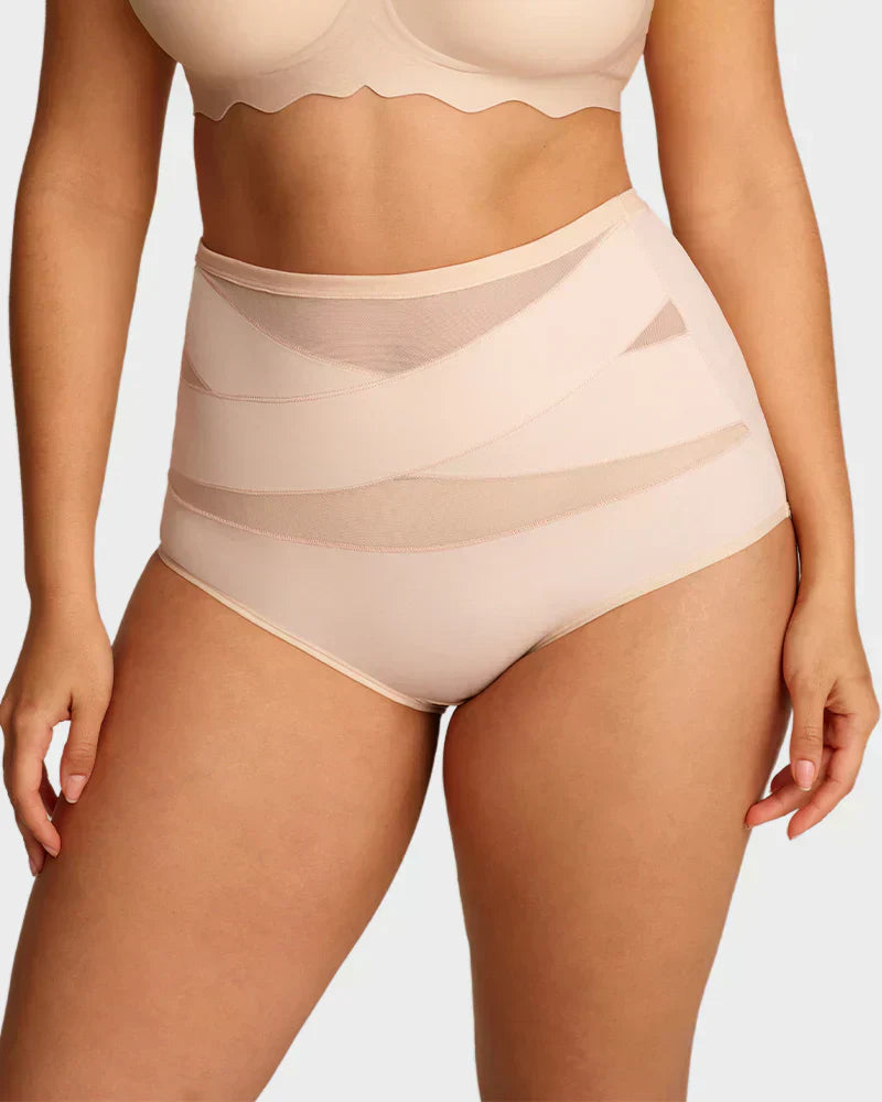 Silhova – High-Waist Cross-Compression Tummy Control Panties + 1+1  FREE