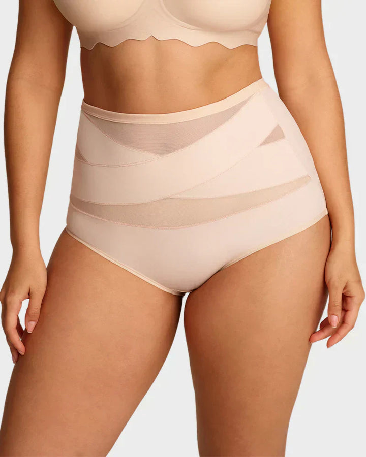 Silhova – High-Waist Cross-Compression Tummy Control Panties + 1+1  FREE