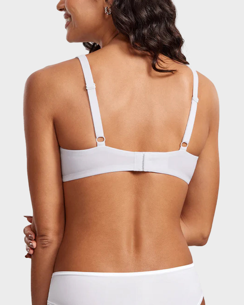 Suede™ – Buttery-Soft Seamless Unlined Underwire Balconette Bra + 50% OFF