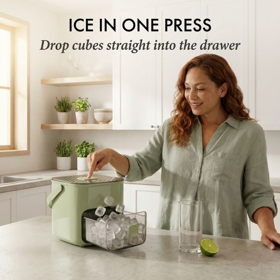 Frostwell™ – One-Touch Release Ice Cube Tray with Lid &amp; Storage Bin + 50% OFF
