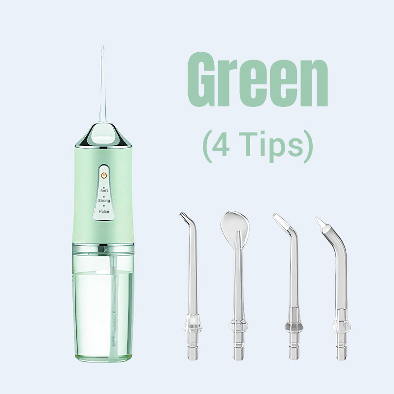 Pulsera™ – Cordless Water Flosser with 3 Modes &amp; 4 Precision Jet Tips + 50% OFF