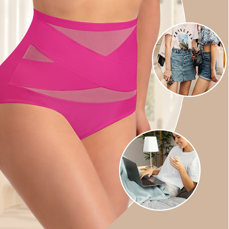 Silhova – High-Waist Cross-Compression Tummy Control Panties + 1+1  FREE