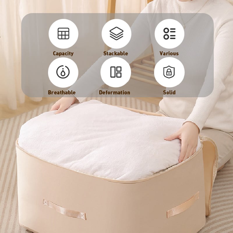 The AuraMax Compression Organizer - Ultra Space Saving, Self-Compression, and Large Khaki Size + 50% OFF