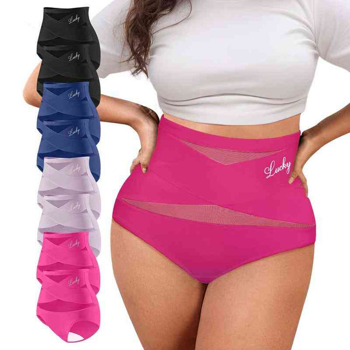 Silhova – High-Waist Cross-Compression Tummy Control Panties + 1+1  FREE