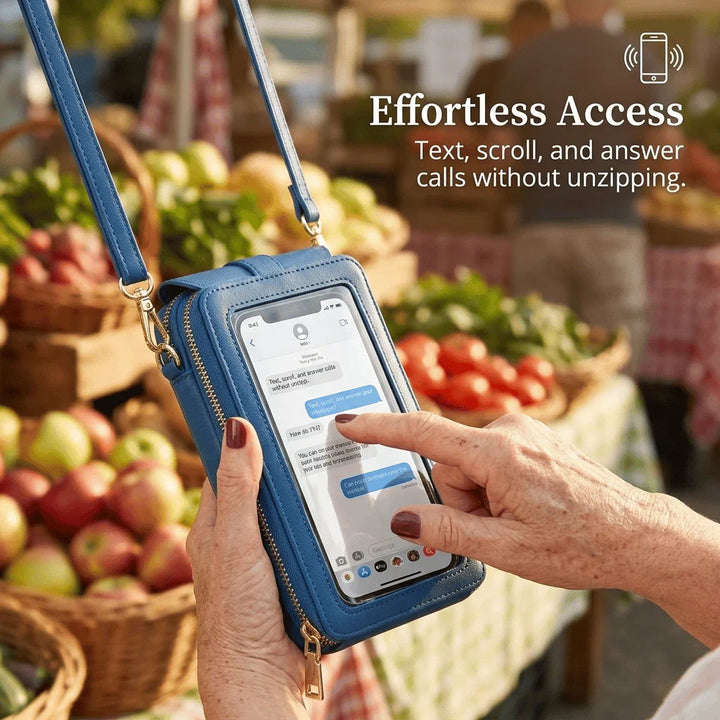 Ashford™ – Touchscreen Crossbody Phone Wallet with RFID Protection + 50% OFF