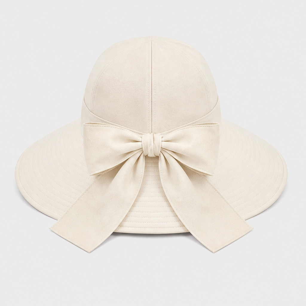 Solene™ – Foldable Wide-Brim Sun Hat with Adjustable Back Bow + 50% OFF