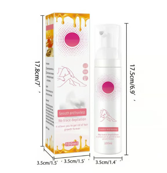 1 + 1 FREE - HoneySilk Hair Removal Spray  hair-free skin with the nourishing touch of honey