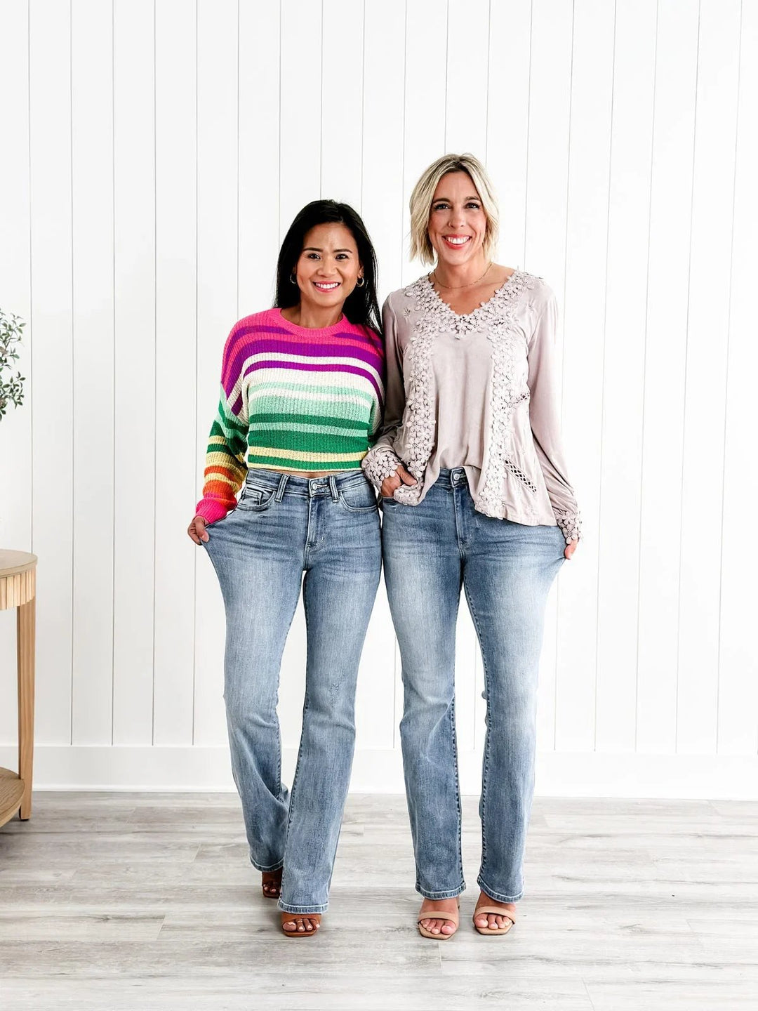 Curvelle™ – High-Stretch Tummy Control Bootcut Jeans + 50% OFF