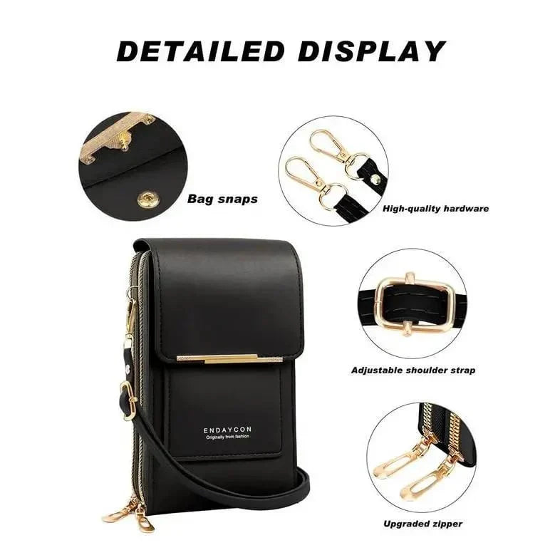 Ashford™ – Touchscreen Crossbody Phone Wallet with RFID Protection + 50% OFF