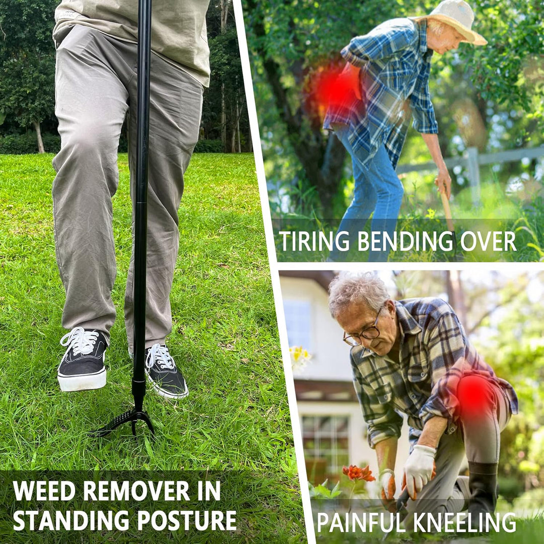 The AuraRoot Weed Puller — Effortless Weeding Without the Backache + 50% OFF