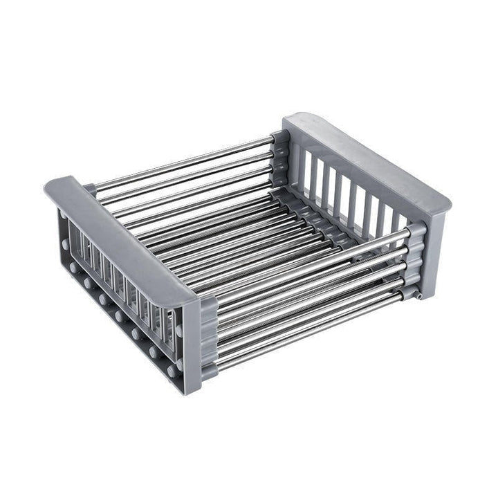 Basinwell™ – Expandable Stainless Steel Over-Sink Dish Drainer &amp; Produce Rack + 50% OFF