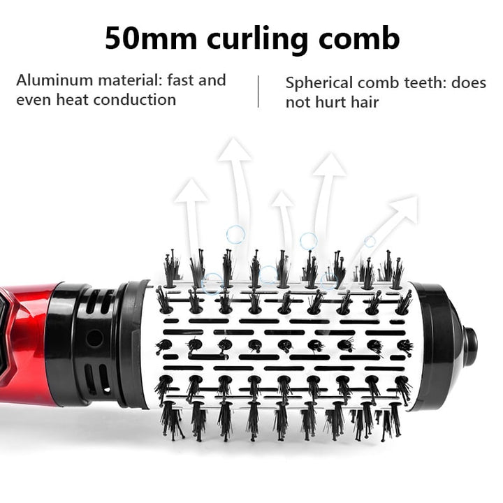 2-in-1 Hot Air Styler and Rotating Hair Dryer – Style, Volumize &amp; Dry with Salon Precision at Home - 50% OFF