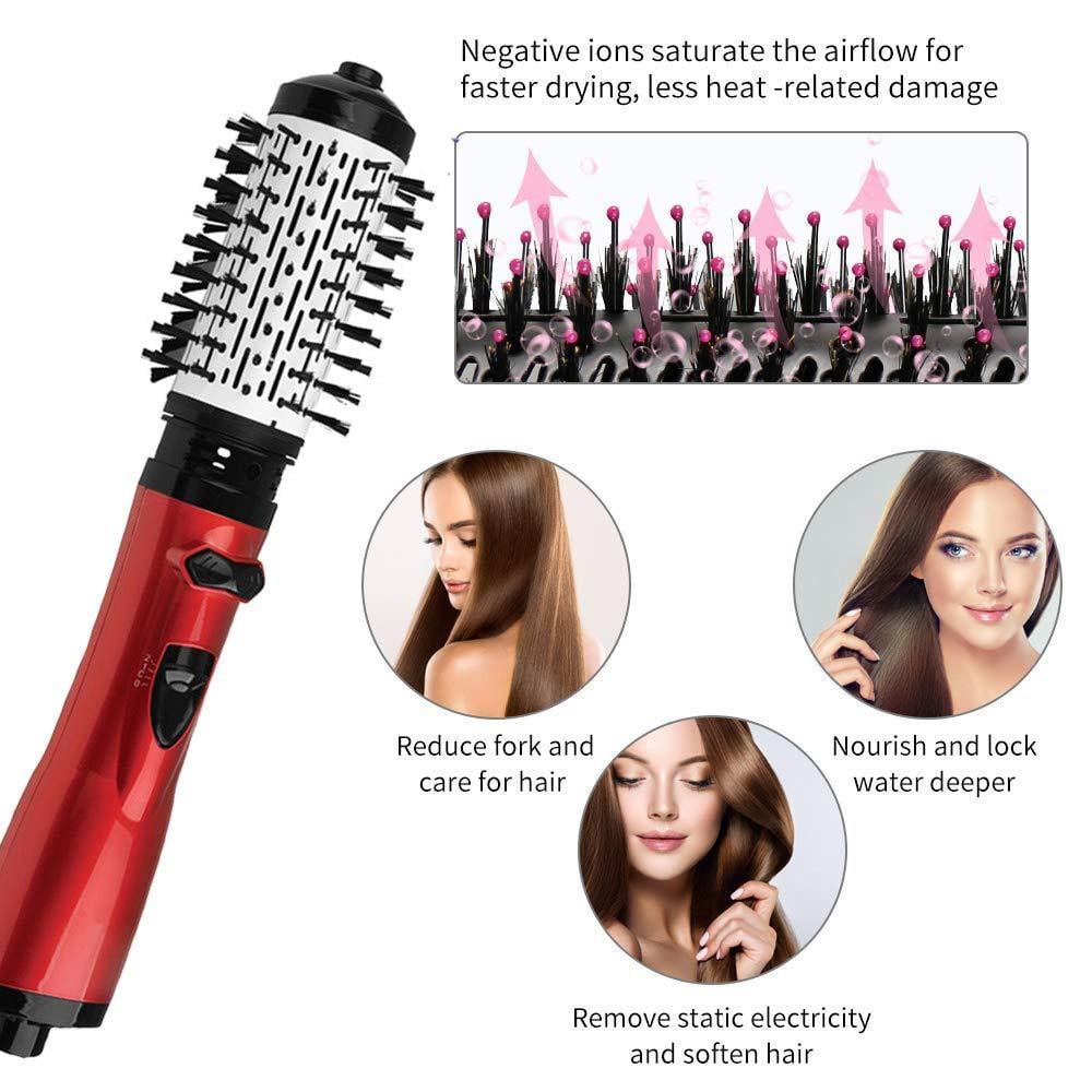 2-in-1 Hot Air Styler and Rotating Hair Dryer – Style, Volumize &amp; Dry with Salon Precision at Home - 50% OFF