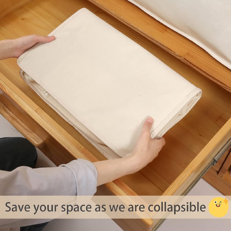The AuraMax Compression Organizer - Ultra Space Saving, Self-Compression, and Large Khaki Size + 50% OFF