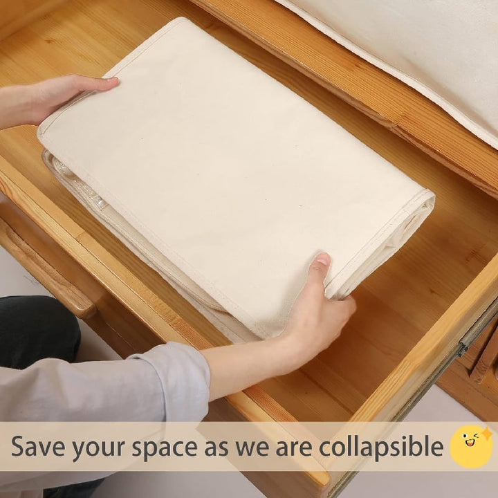 The AuraMax Compression Organizer - Ultra Space Saving, Self-Compression, and Large Khaki Size + 50% OFF