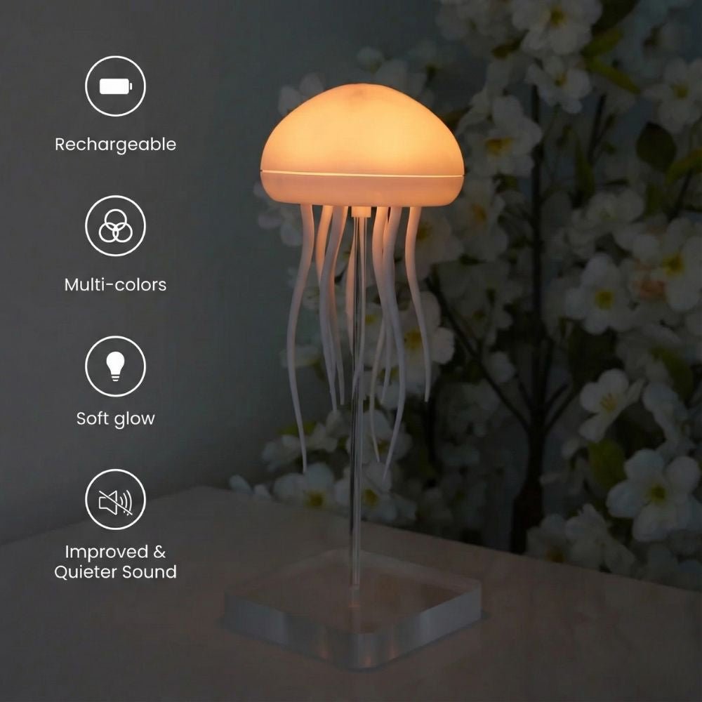 The AuraGlow Jellyfish Lamp — Rechargeable Floating Ambient Light 50% OFF