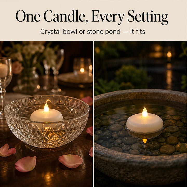 Vesper™ – Waterproof Flameless Floating LED Candles + 50% OFF