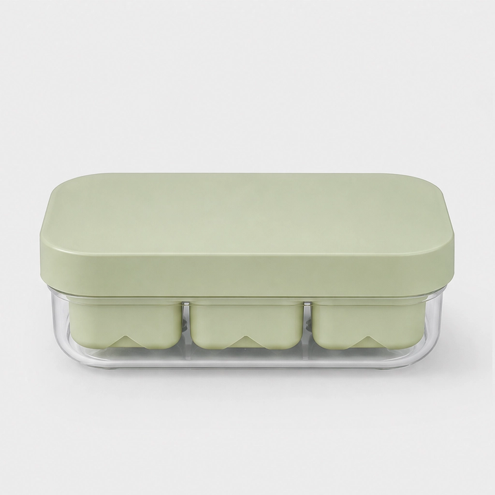 Snapfrost™ – Easy-Release 6-Cube Mini Ice Tray with Leak-Proof Lid + 50% OFF