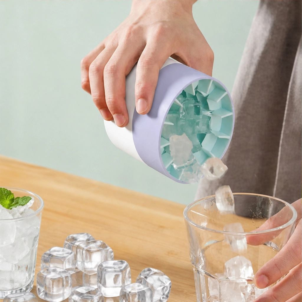 Frostwick™ – Press-to-Release Silicone Ice Cube Cup with Snap-Out Cubes &amp; Stackable Design + 50% OFF