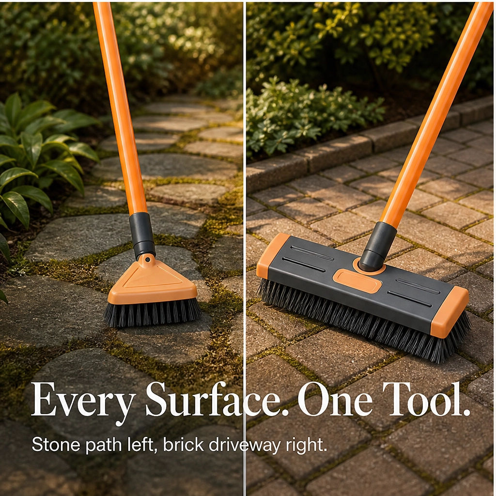 Mossridge™ – 3-in-1 Stand-Up Wire Brush Weed Remover for Patios &amp; Pavers + 50% OFF