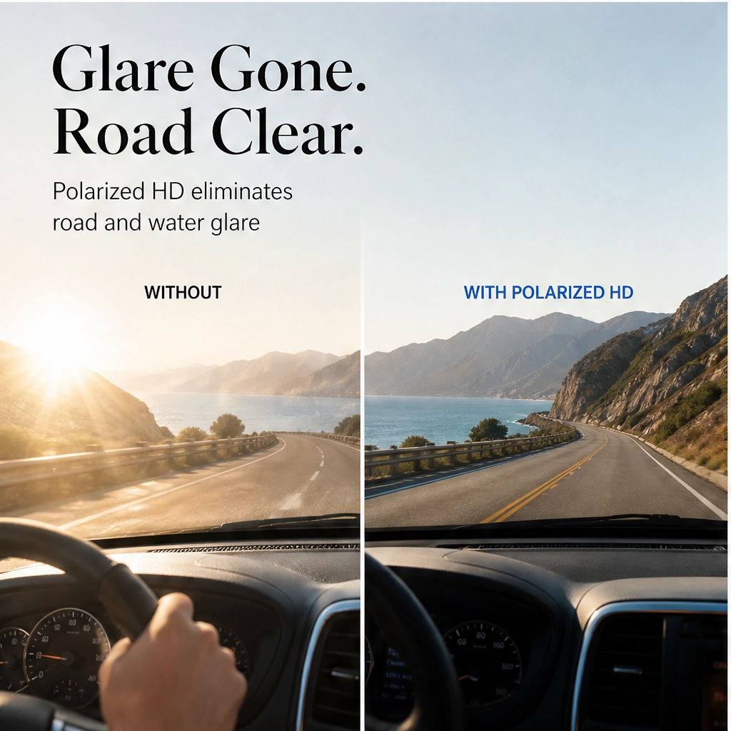Lumora – Photochromic Polarized UV400 Sunglasses, Auto-Adjusting Lenses for Driving, Hiking &amp; Beach + 50% OFF
