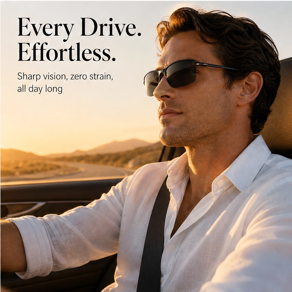 Lumora – Photochromic Polarized UV400 Sunglasses, Auto-Adjusting Lenses for Driving, Hiking &amp; Beach + 50% OFF