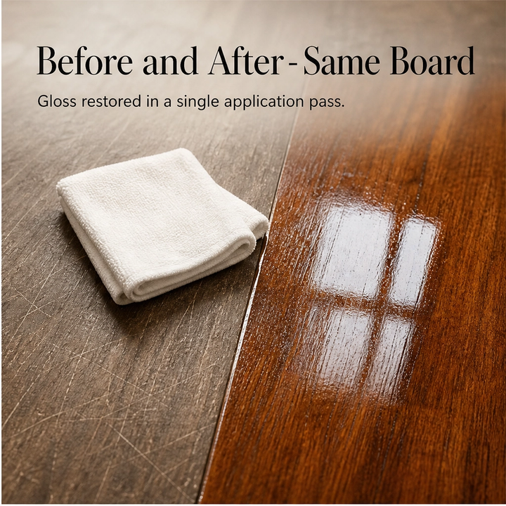 Grainwell™ – High-Gloss Hardwood Polish for Floors &amp; Furniture | Fills Scratches, Restores Shine, Waterproof Seal+ 50% OFF