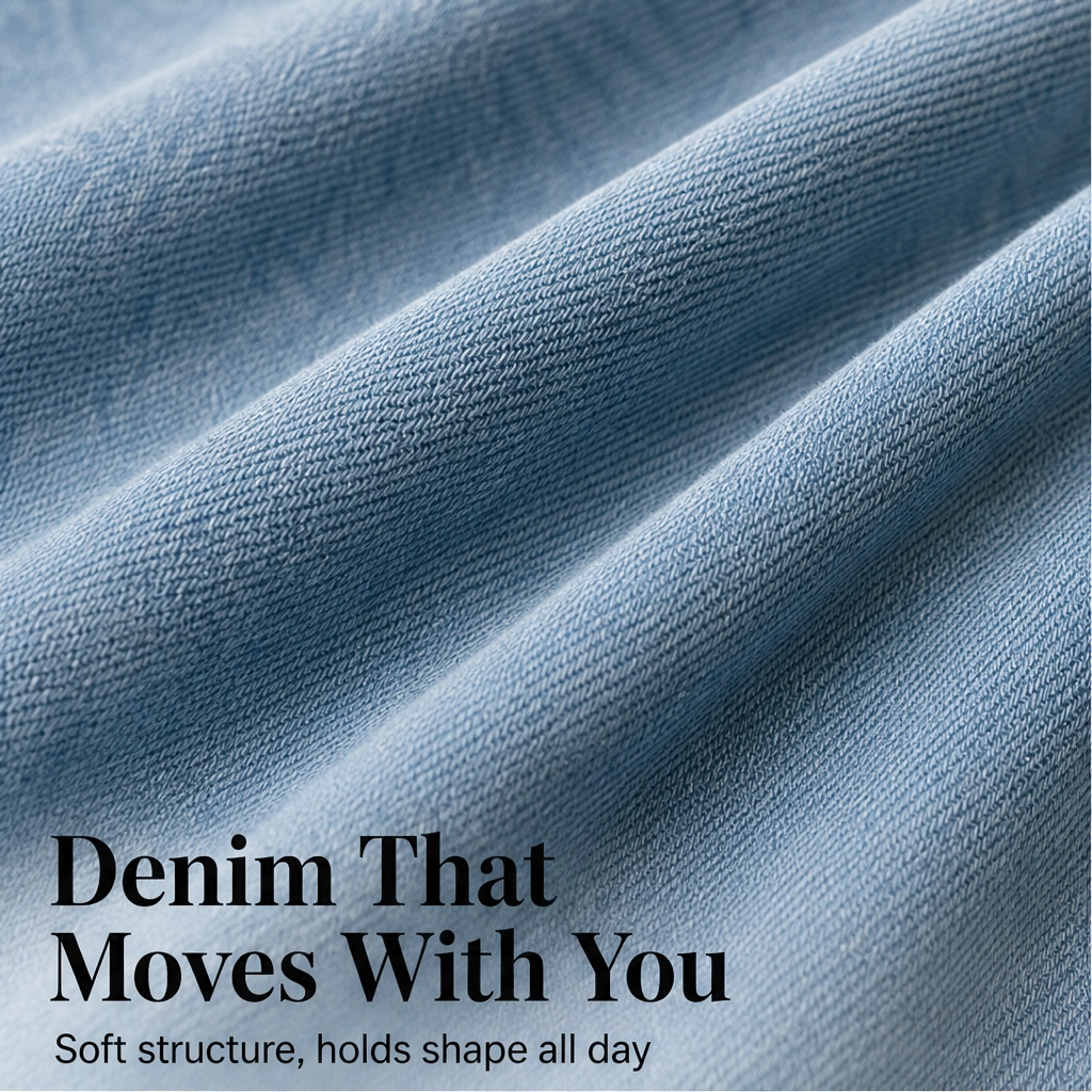 Linwell™ – Softened Denim V-Neck Dress with Flutter Sleeves &amp; Pockets + 50% OFF