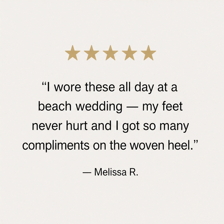 Solamatte™ – Woven Platform Wedge Sandals with Secure Double Ankle Straps + 50% OFF