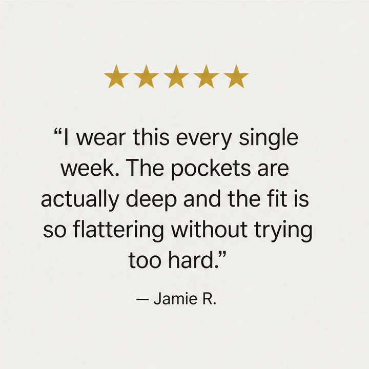 Linwell™ – Softened Denim V-Neck Dress with Flutter Sleeves &amp; Pockets + 50% OFF