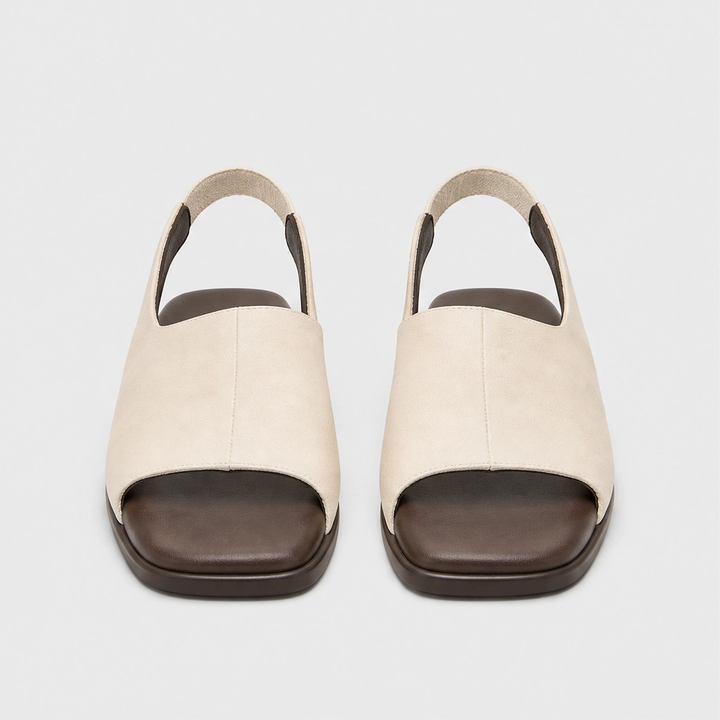 Salenza™ – Square-Toe Elastic Slingback Sandals for Women + 50% OFF