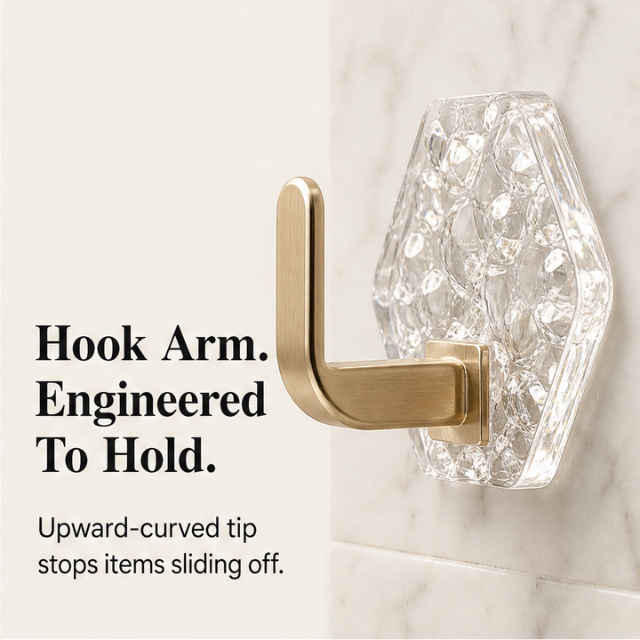 Nooka – Punch-Free Ripple Adhesive Wall Hooks (5-Pack, Holds 3kg, No-Trace) + 50% OFF