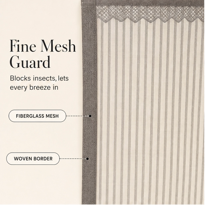 Breezegate™ – Reinforced Magnetic Screen Door, No-Drill Install + 50% OFF