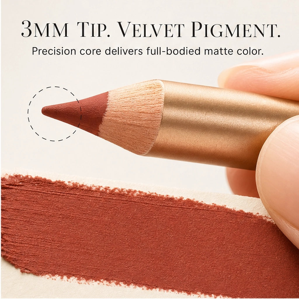 Pouté™ – Velvet Matte Lip Liner Set | 12 Smudge-Proof Shades + 50% OFF