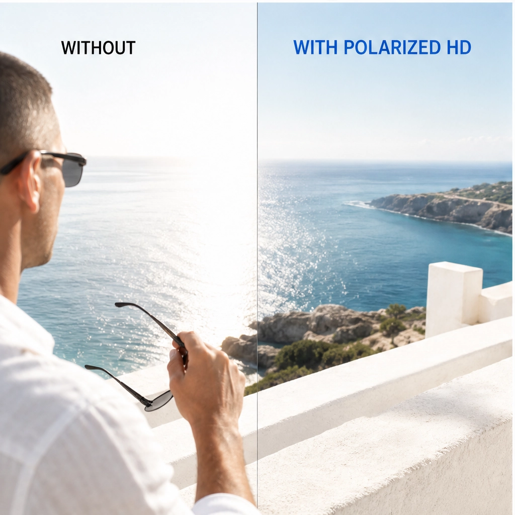 Lumora – Photochromic Polarized UV400 Sunglasses, Auto-Adjusting Lenses for Driving, Hiking &amp; Beach + 50% OFF